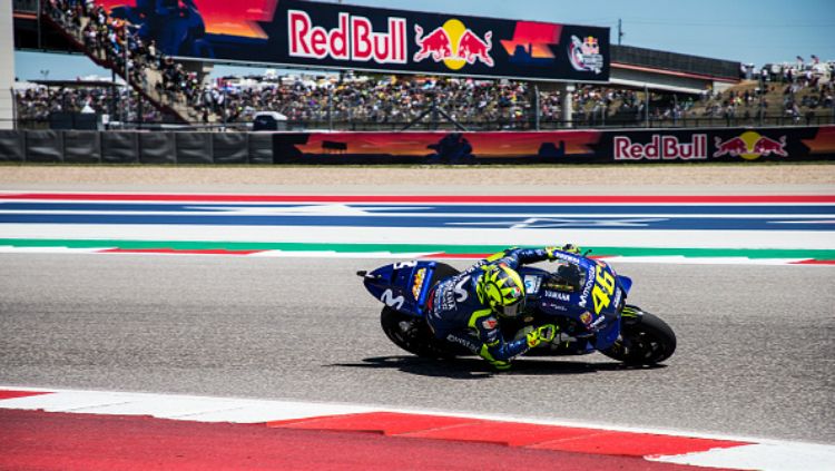 Valentino Rossi di MotoGP Amerika Serikat 2018. Copyright: © INDOSPORT