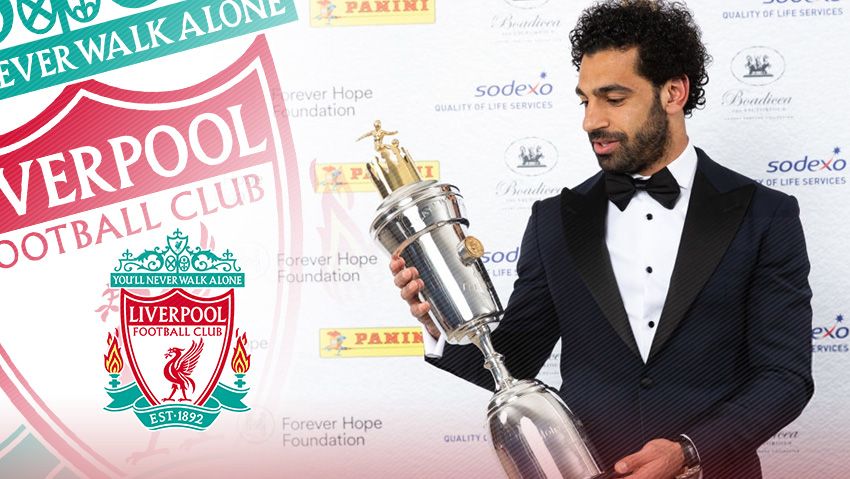 Mohamed Salah, pemain terbaik versi PFA musim 2017-2018. Copyright: © Grafis:Yanto/Indosport.com