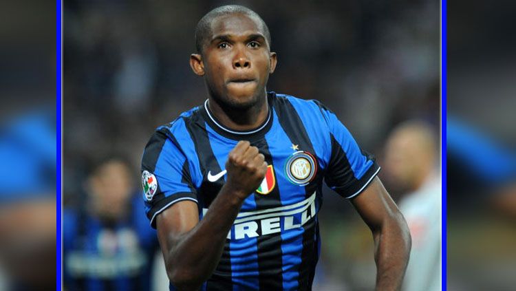 Samuel Eto'o saat masih bermain bagi Inter Milan. Copyright: © Getty Image