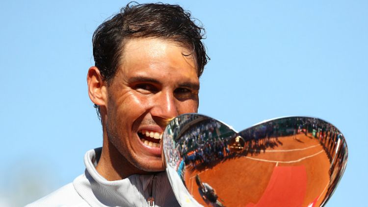 Rafael Nadal memenangi Monte Carlo Masters 2018. Copyright: © Getty Image