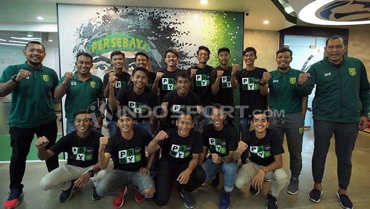 Tim Persebaya u-19. Copyright: © Fitra Herdian/INDOSPORT