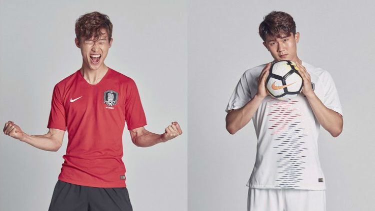 Jersey Timnas Korea Selatan di Piala Dunia 2018. Copyright: © Nike
