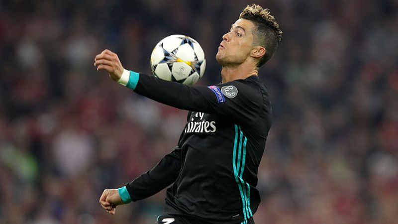 Cristiano Ronaldo di laga vs Bayern Munchen. Copyright: © INDOSPORT