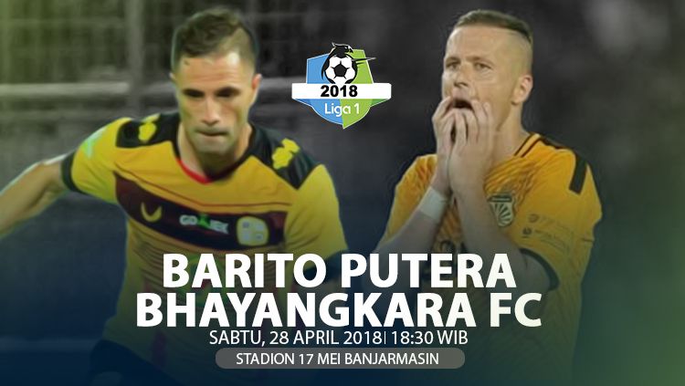 Prediksi Barito Putera vs Bhayangkara FC. Copyright: © INDOSPORT