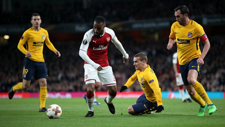 Arsenal vs Atletico Madrid. Copyright: © Getty Images