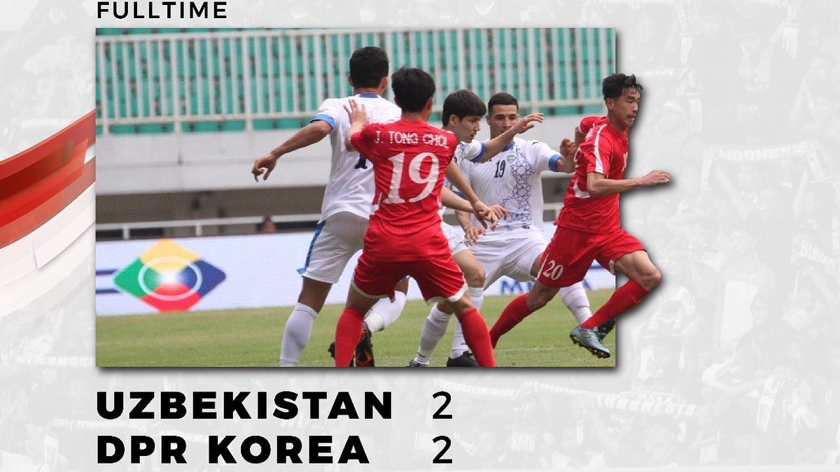 Uzbekistan U-23 vs Korea Utara U-23 Copyright: © PSSI