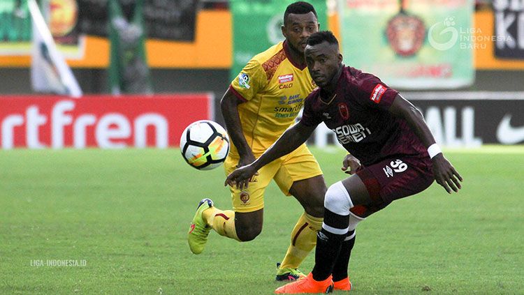 Sriwijaya FC vs PSM Makassar bermain imbang Copyright: © liga-indonesia.id