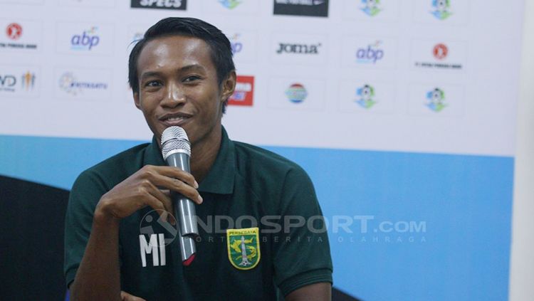 M Irfan dalam jumpa pers. Copyright: © Fitra Herdian/INDOSPORT