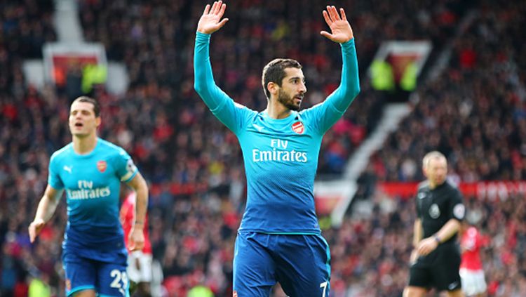 Danny Welbeck dan Henrikh Mkhitaryan Copyright: Â© Indosport.com