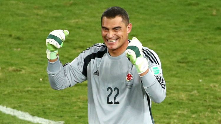 Faryd Mondragon, kiper Kolombia. Copyright: © Getty Image