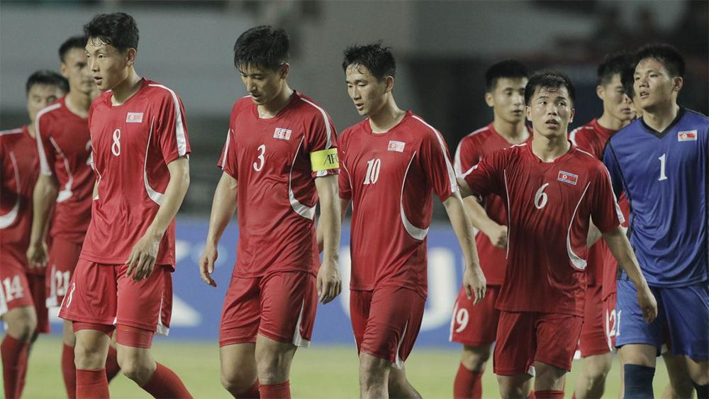 Skuat Korea Utara. Copyright: Â© INDOSPORT