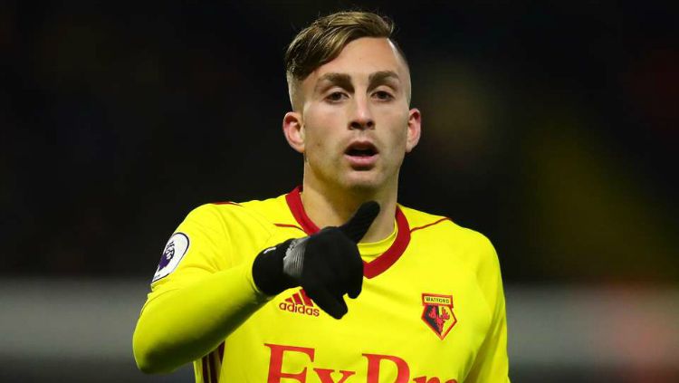 Gerard Deulofeu dengan seragam Watford. Copyright: © GiveMeSport