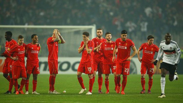 Skuat Liverpool pada laga Liga Champions Grup E melawan Sevilla. Copyright: © INDOSPORT
