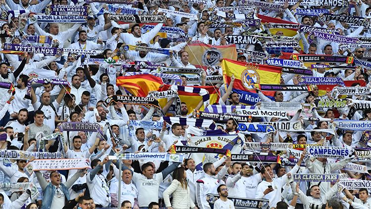 Para pendukung Real Madrid Copyright: © INDOSPORT