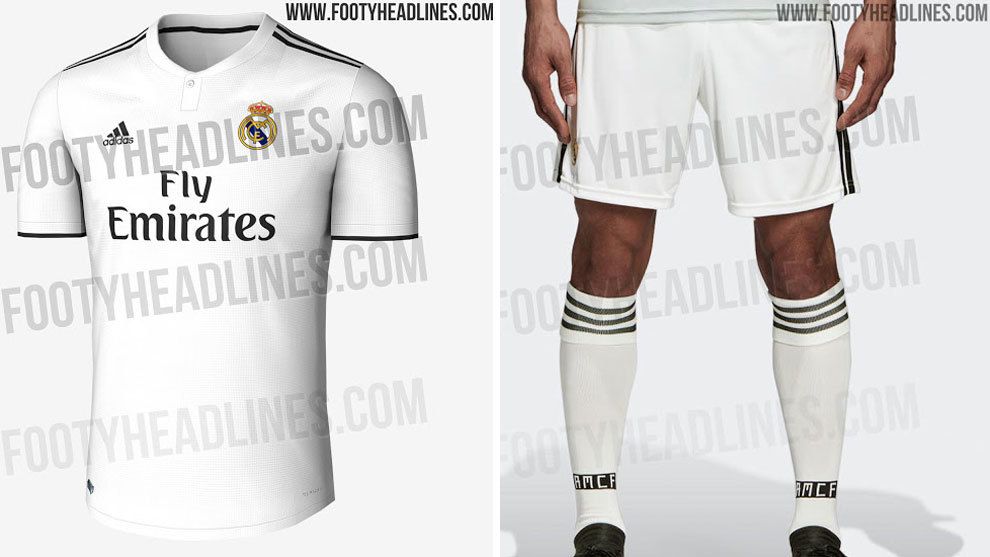 Jersey Bocoran Real Madrid 2018/19. Copyright: © Footyheadlines