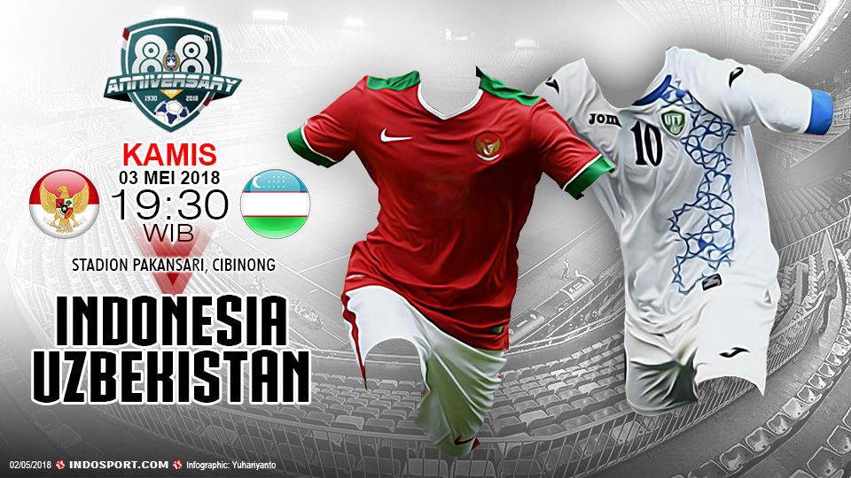 Indonesia U-23 vs Uzbekistan U-23 Copyright: © Indosport.com