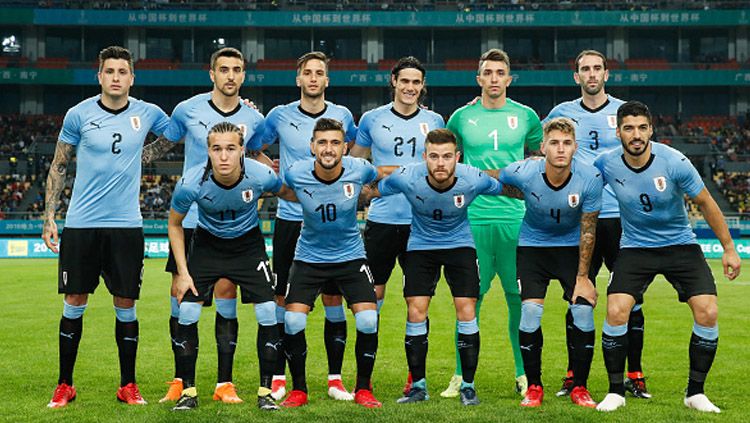 Timnas Uruguay. Copyright: © INDOSPORT