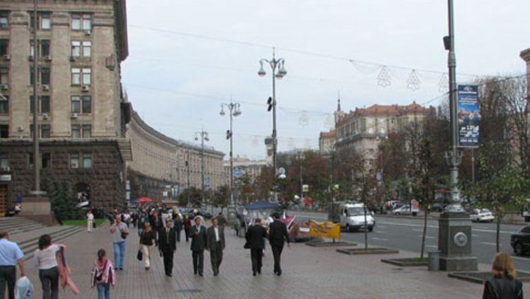 Jalan Khreshchatyk, Ukraina Copyright: © Wisata Ukraina