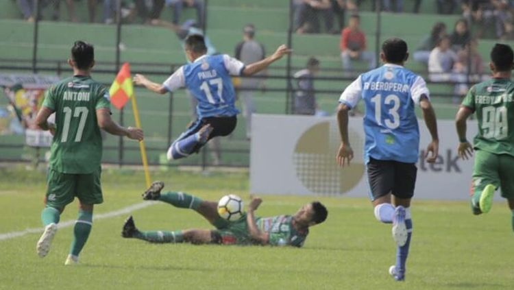 Situasi pertandingan PSMS Medan vs Barito Putera. Copyright: © psmsmedanofficial