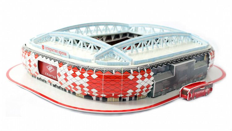 Miniatur Spartak Stadium atau Otkrytiye Arena. Copyright: © INDOSPORT