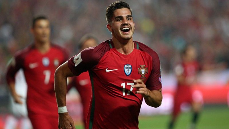 Andre Silva di Timnas Portugal. Copyright: © INDOSPORT