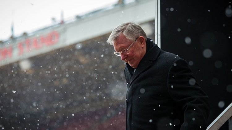 Sir Alex Ferguson, mantan pelatih Manchester United. Copyright: © INDOSPORT