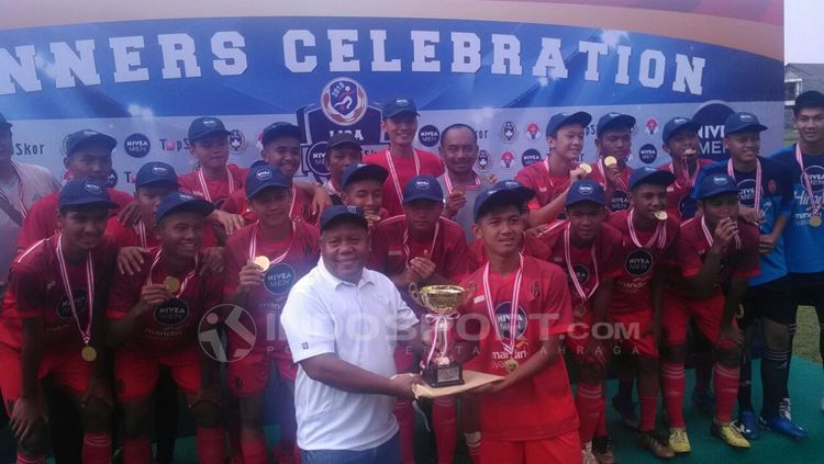 Bina Taruna keluar sebagai juara Liga Nivea Men Topskor U-16 2018. Copyright: © Tiyo Bayu Nugroho/INDOSPORT