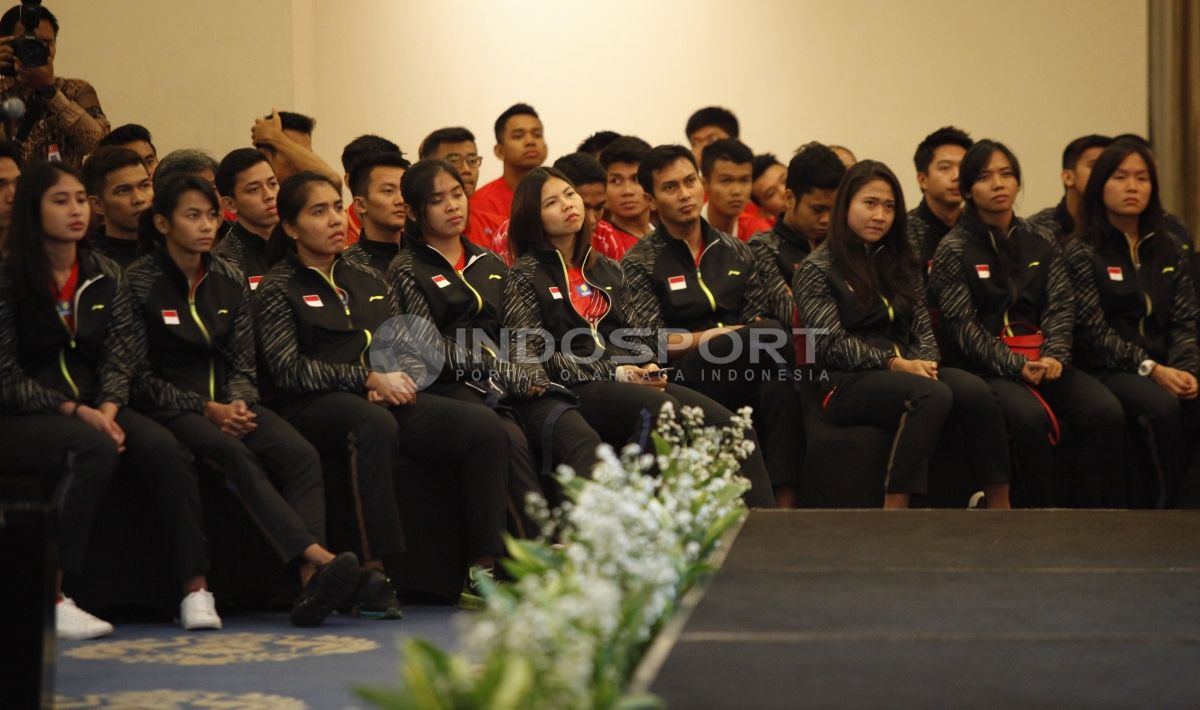 Skuat tim Thomas dan Uber Cup Indonesia. Copyright: © INDOSPORT/Herry Ibrahim