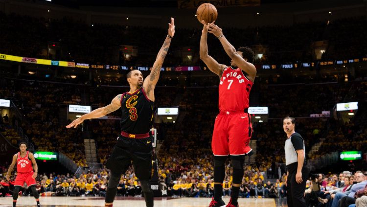 Toronto Raptors vs Cleveland Cavaliers. Copyright: © INDOSPORT