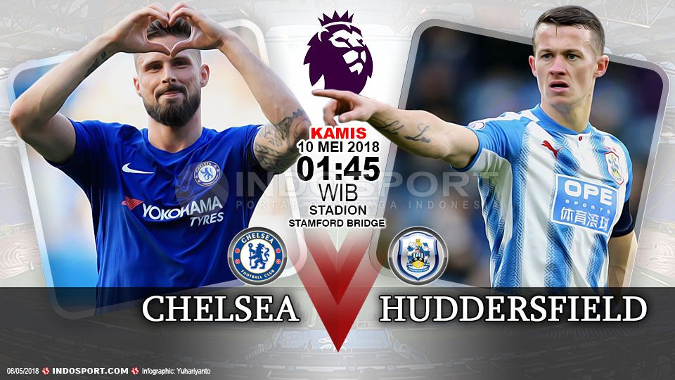 Chelsea vs Huddersfield Copyright: © Gafis:Yanto/Indosport.com