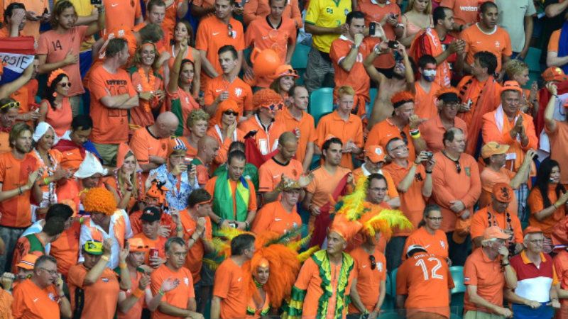 Fans Belanda. Copyright: © INDOSPORT