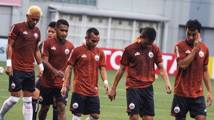 Persija Jakarta optimis balas Home United di kandang. Copyright: © Media Persija