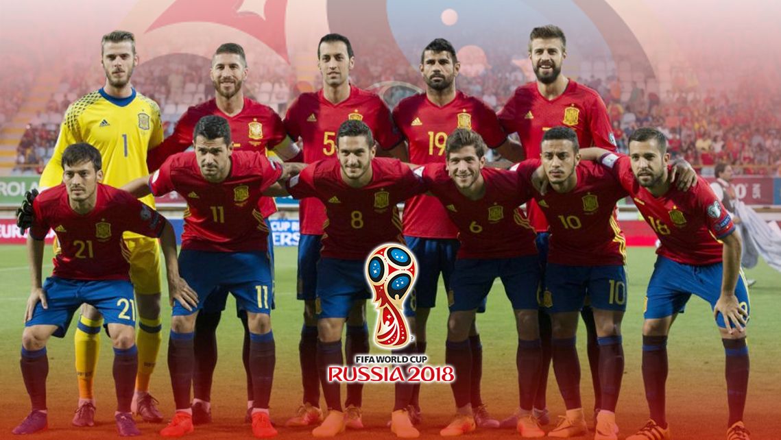 Skuat Timnas Spanyol untuk Piala Dunia 2018. Copyright: © INDOSPORT