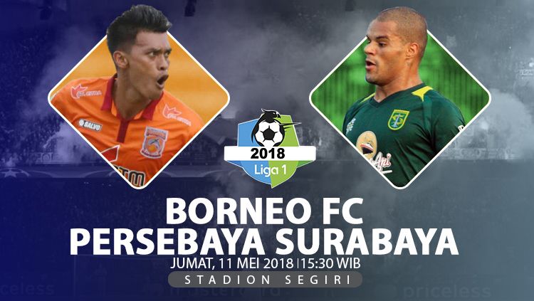Borneo FC BS Persebaya Surabaya. Copyright: © INDOSPORT