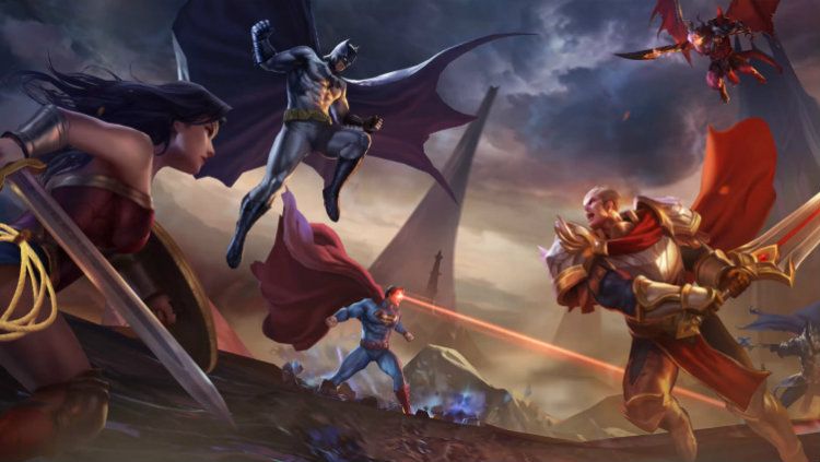 Batman (kiri) menjadi salah satu Jungler di game eSports Arena of Valor (AOV) Copyright: © INDOSPORT