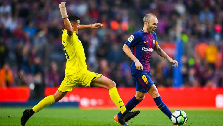 Barcelona vs Villareal. Copyright: © INDOSPORT
