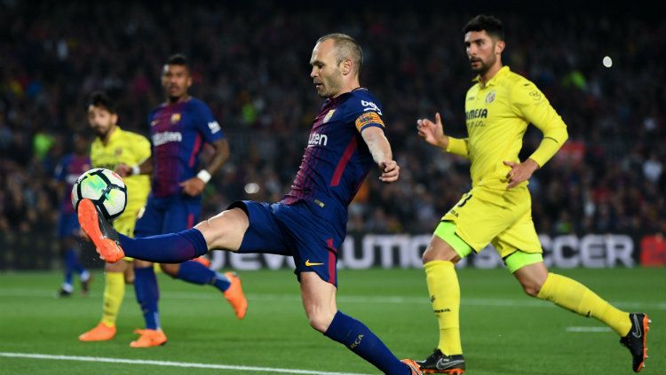 Barcelona vs Villareal. Copyright: © INDOSPORT