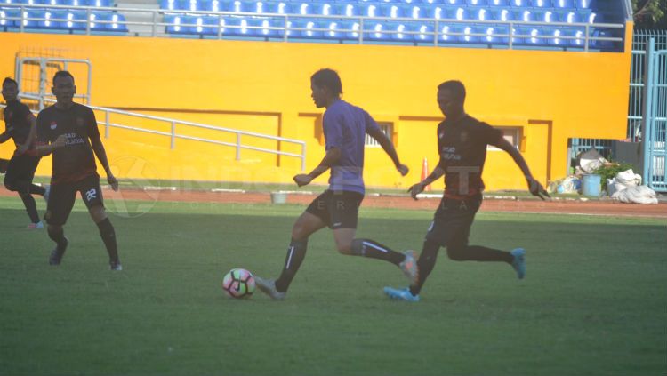 Sesi latihan Sriwijaya FC Copyright: © Muhammad Effendi/INDOSPORT