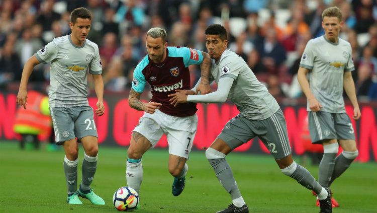 West Ham vs Man United. Copyright: © INDOSPORT