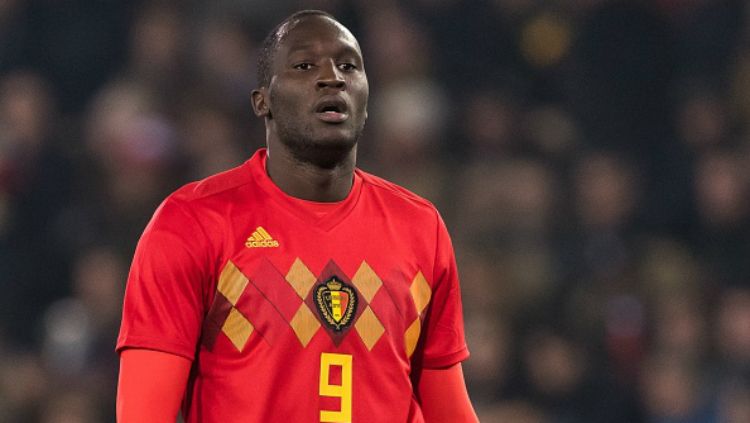 Romelu Lukaku di Timnas Belgia. Copyright: © INDOSPORT