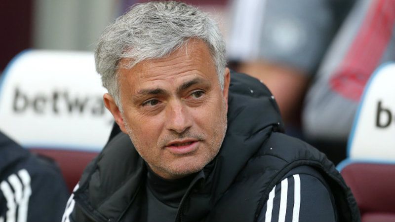 Jose Mourinho, pelatih Manchester United. Copyright: © INDOSPORT
