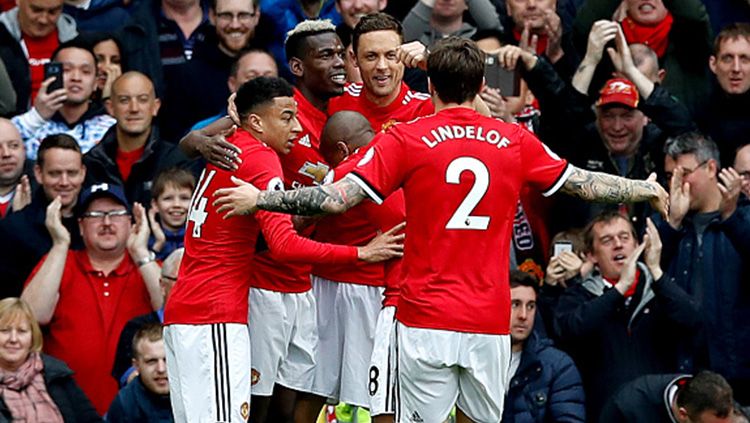 Para pemain Manchester United. Copyright: &copy; INDOSPORT