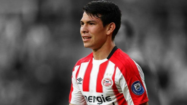 Valencia bisa saja menikung langkah Napoli mendatangkan bintang PSV Eindhoven, Hirving Lozano. Copyright: © gunnerstown.com