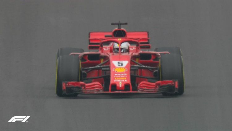 Kualifikasi F1 2018 GP Spanyol, Vettel unggul di kualifikasi pertama dan kedua. Copyright: © Twitter@f1