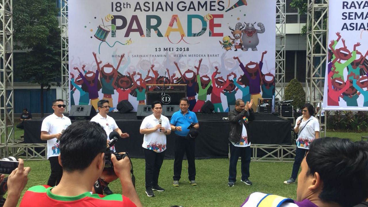 Parade Jelang Asian Games 2018 Copyright: © Media INASGOC