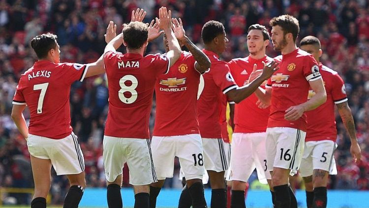 Para pemain Manchester United. Copyright: © INDOSPORT