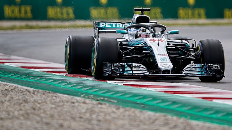 Lewis Hamilton di GP Spanyol 2018. Copyright: © INDOSPORT