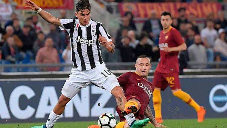 Pemain AS Roma vs Juventus. Copyright: © INDOSPORT