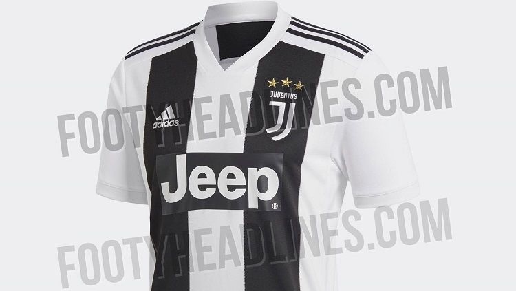 Bocoran jersey Juventus musim 2018/19. Copyright: © Footy Headlines