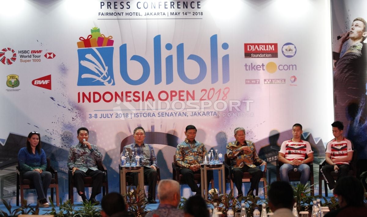 Susi Susanti dan Wiranto, Jumpa Pers jelang Indonesia Open 2018. Copyright: © Herry Ibrahim/INDOSPORT.COM